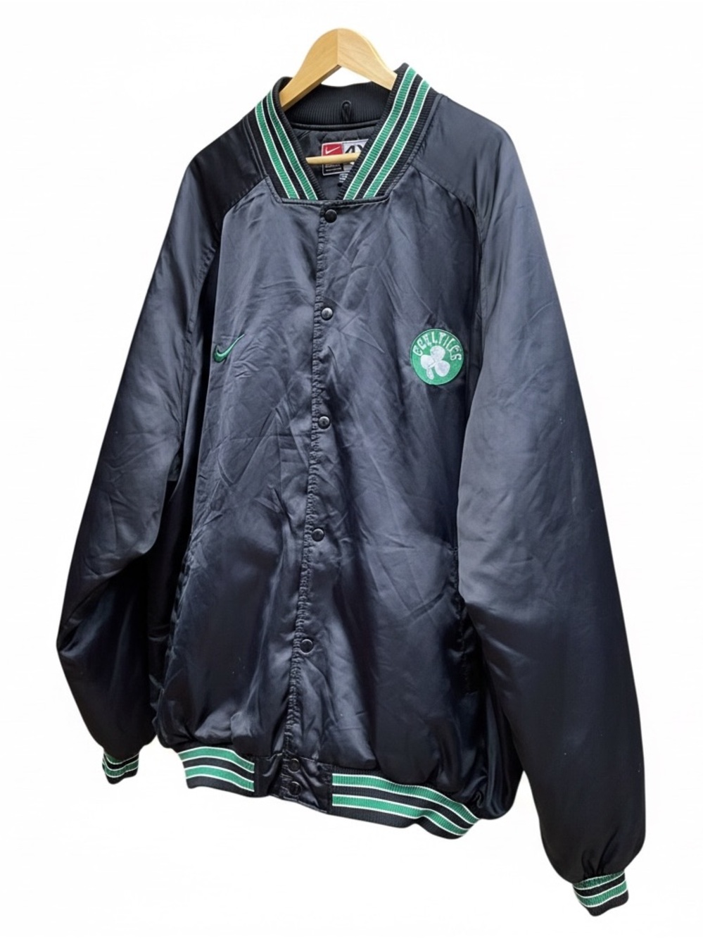 vintage 90s nike nba boston celtics bomber jacket 4XL
